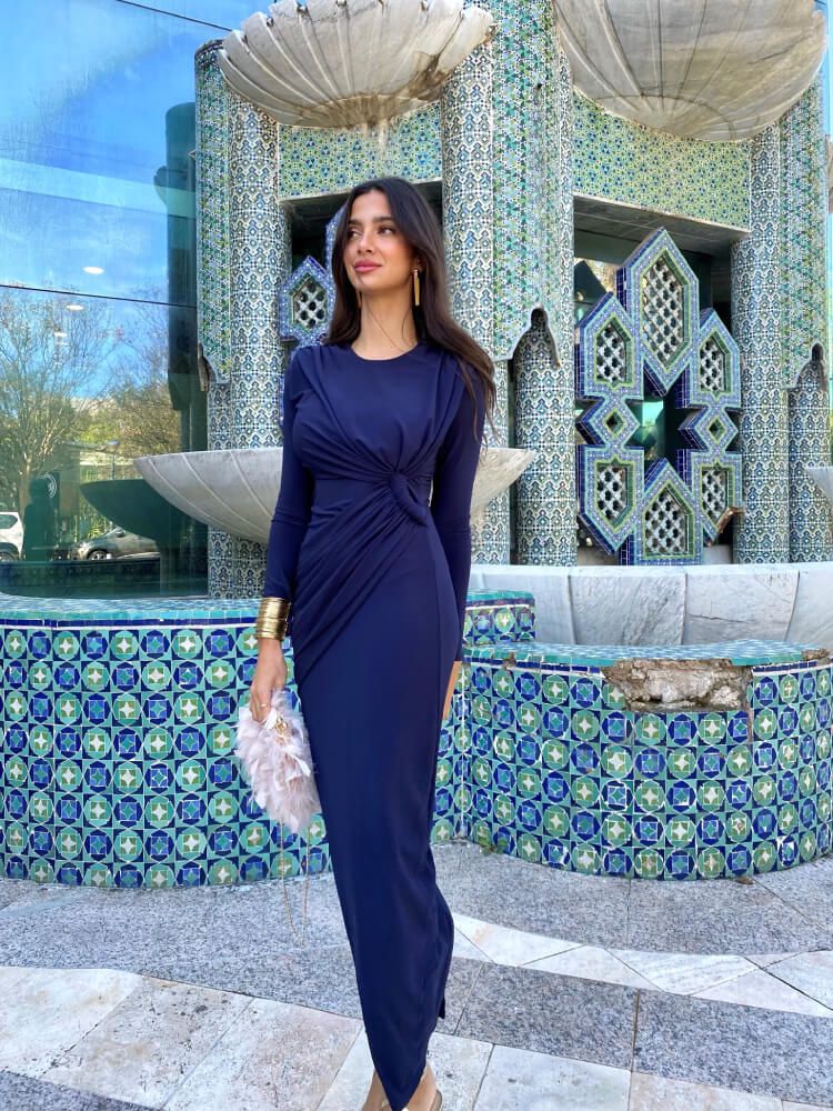 Vestido Carolina Azul
