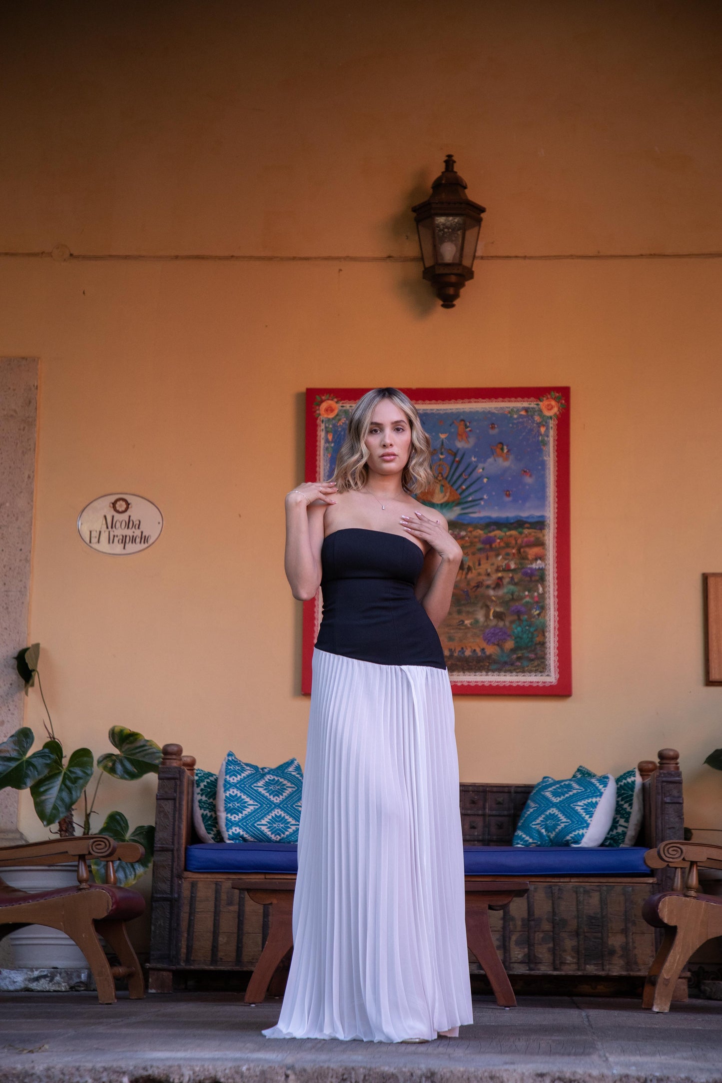 Giselle Negro con blanco