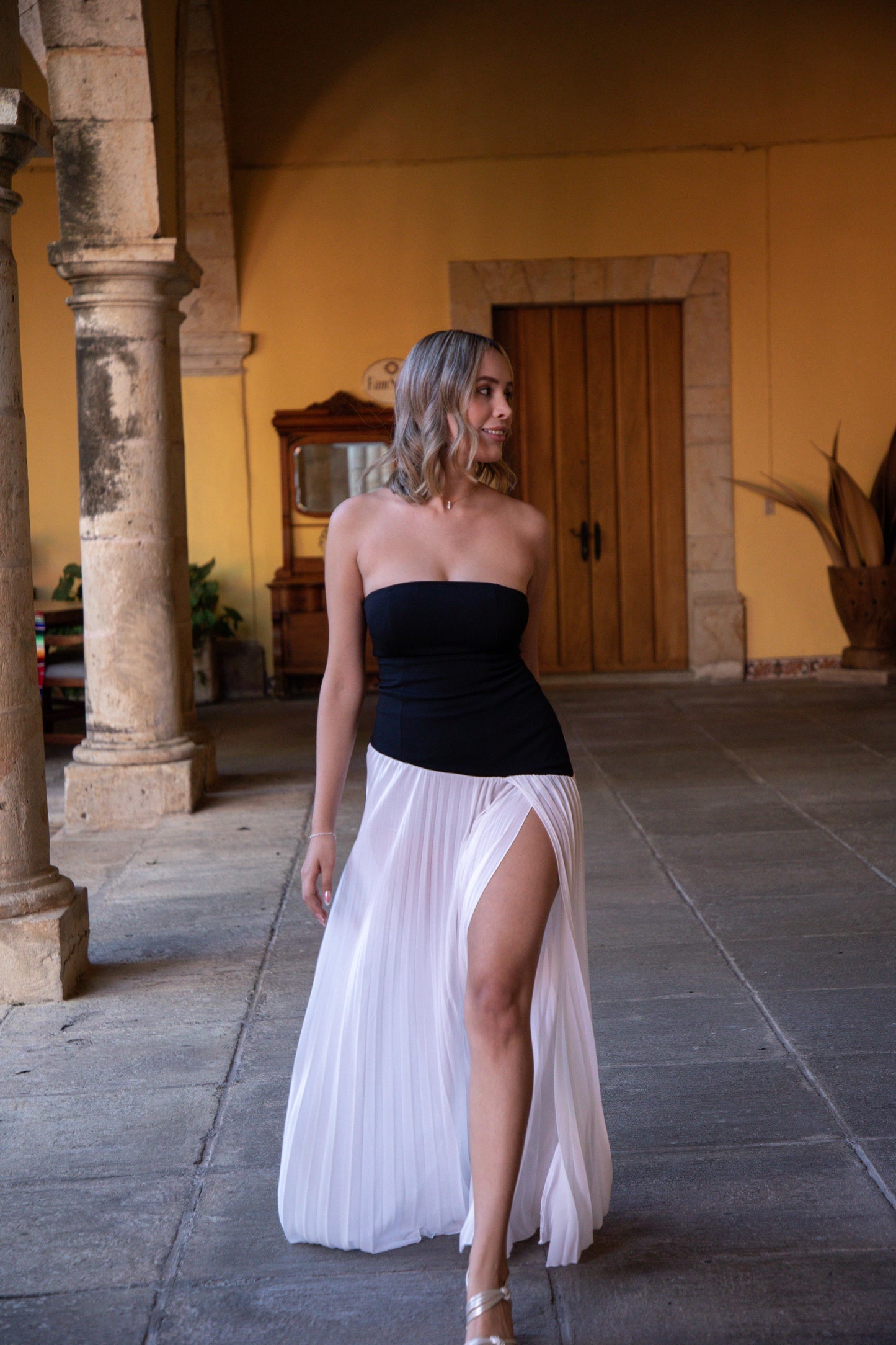 Giselle Negro con blanco