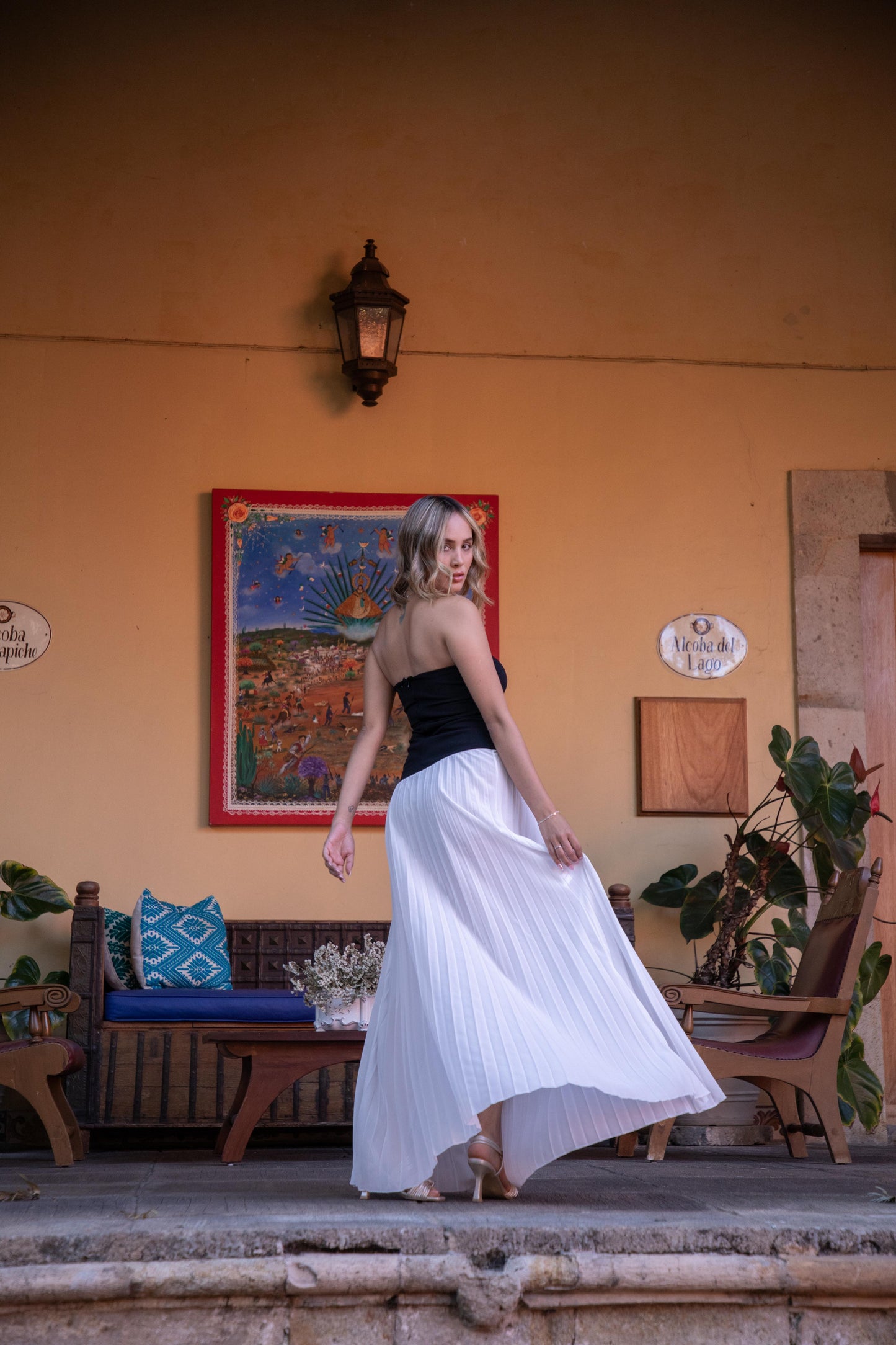 Giselle Negro con blanco