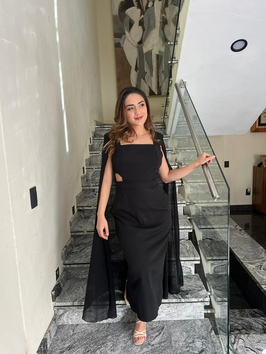 Vestido Karen con capa